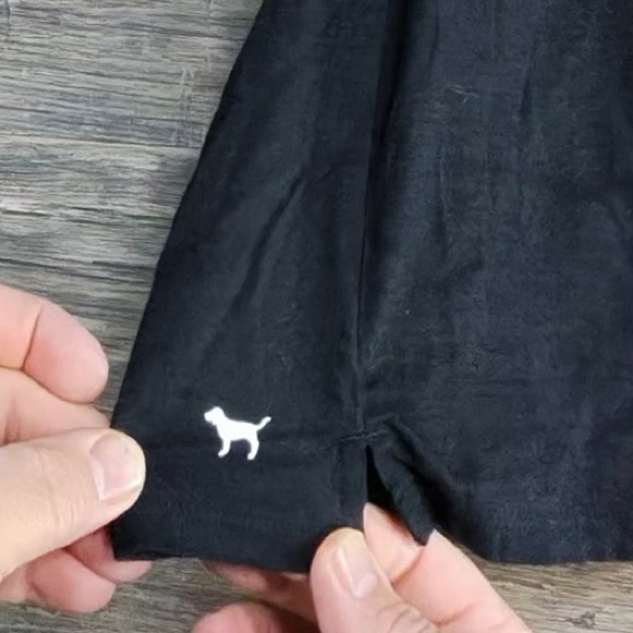 PINK Victoria's Secret Black Sleep Shorts - Picture 2 of 8